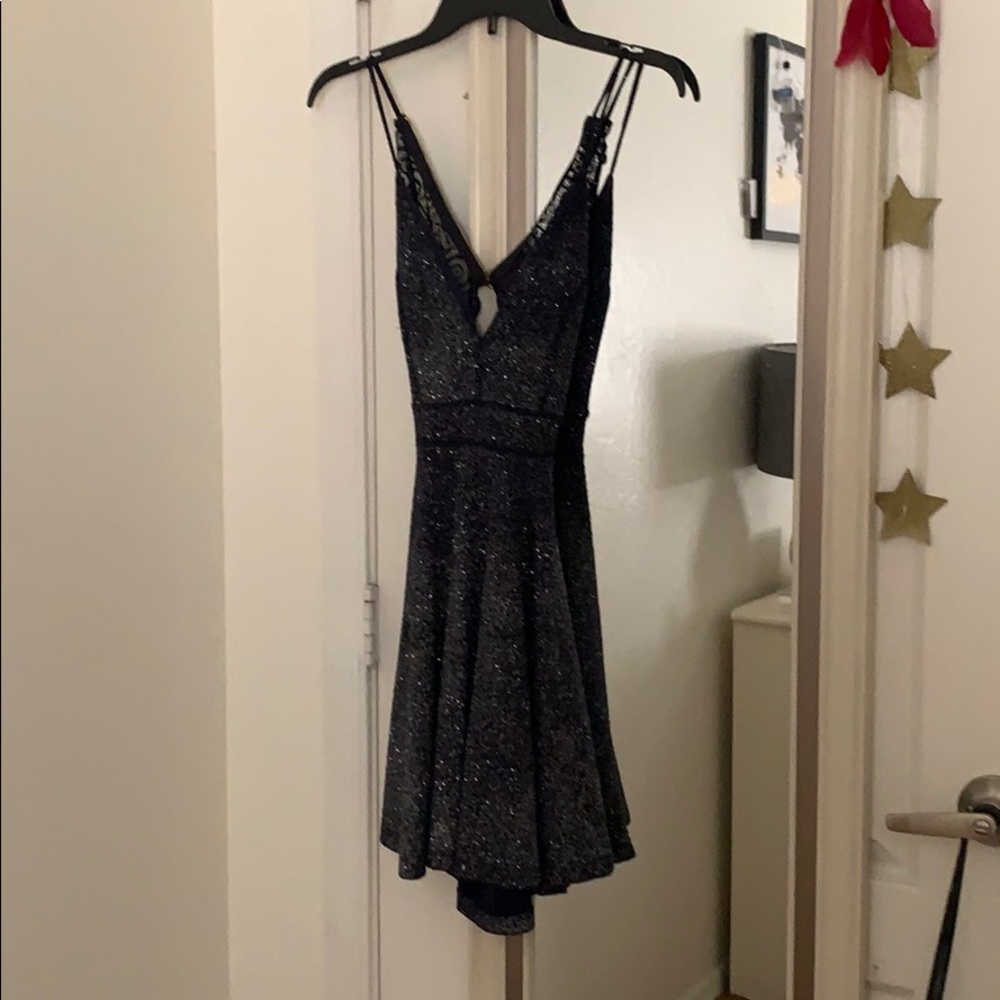 navy blue glitter windsor dress
